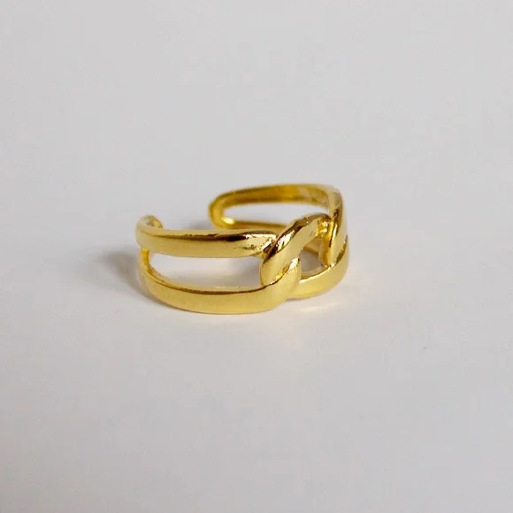 Love knot Ring 24K Plated - Picture 7 of 11